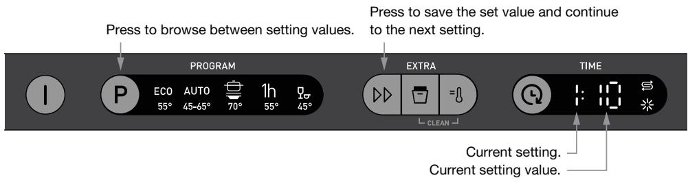 HISENSE HS661C60W - HS661C60XUK - Navigate the settings menu: - 1