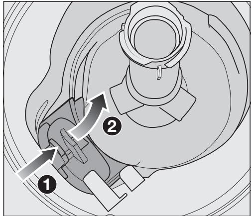 MIELE G7460 SCVI  -  G 7460 SCVi AutoDos - Nettoyage de la pompé de vidange - 1