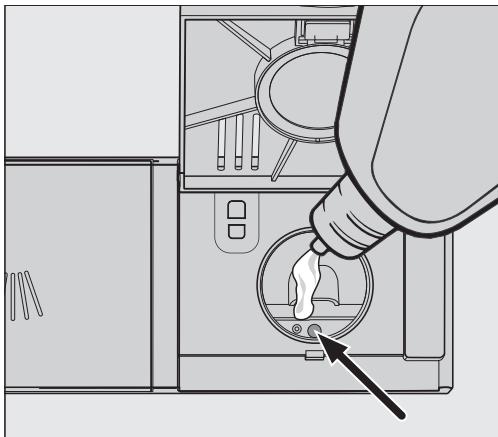 MIELE G7460 SCVI  -  G 7460 SCVi AutoDos - Verser le produit de rinceage - 2