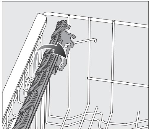 MIELE G7460 SCVI  -  G 7460 SCVi AutoDos - Aménagement du support pour tasses FlexCare - 1