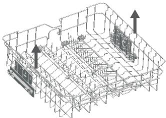 HISENSE HV603D40 - Upper Basket Height Adjustment - 1