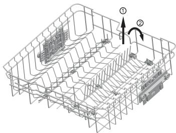 HISENSE HV603D40 - Upper/Lower basket Folding racks - 1