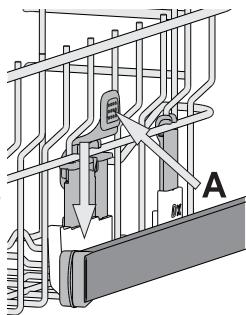 HOTPOINT HBC 3C41 W - ADJUSTING THE HEIGHT OF THE UPPER RACK - 1