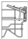 HOTPOINT HBC 3C41 W - SUJECCIONES PLEGABLES CON POSICION AJUSTABLE - 2