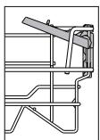 HOTPOINT HBC 3C41 W - OPVOUWBARE KLEPPEN MET VERSTELBARE STAND - 2