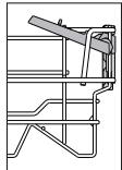 HOTPOINT HBC 3C41 W - VOLETS Pliables avec positions ajustables - 2