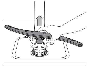 HOTPOINT HBC 3C41 W - DE SPROEIERARMEN REINIGEN - 2