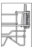 HOTPOINT HBC 3C41 W - OPVOUWBARE KLEPPEN MET VERSTELBARE STAND - 1