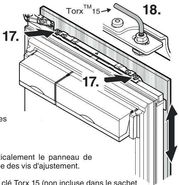 LIEBHERR IKBC 3454 - Réglage du panneau de porte - 1