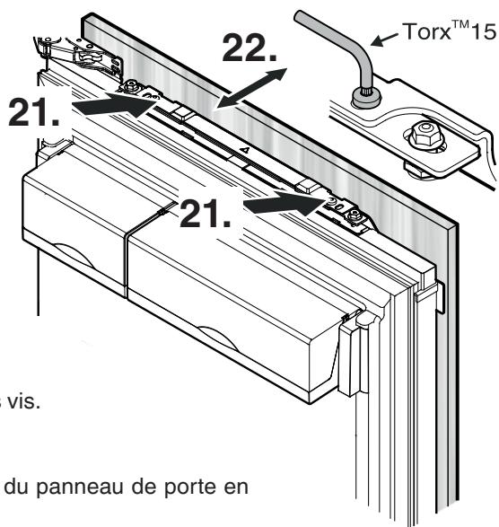 LIEBHERR IKBC 3454 - Réglage du panneau de porte - 3
