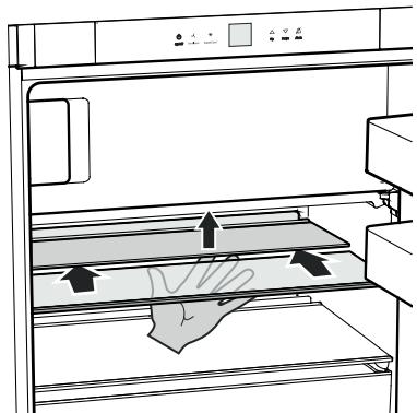 LIEBHERR IKBC 3454 - Surface de rangement en deux parties - 1