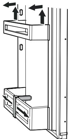LIEBHERR IKBC 3454 - Pour changer de place les balconnets de porte - 1