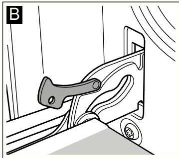 BOSCH HEA20B250 - Décrocher et accrocher la porte du four - 2