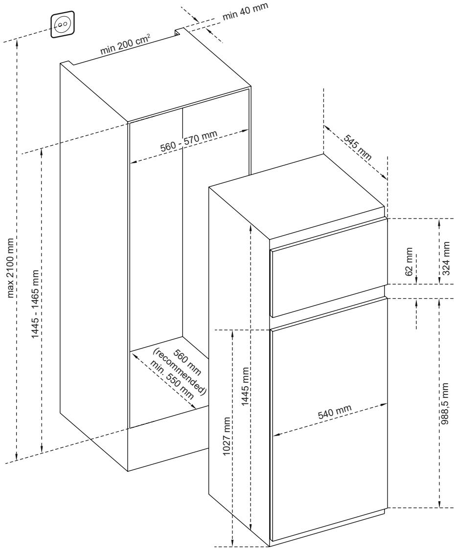 OCEANIC F2D210VR - Compartmento del congelador - 1