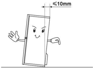 HISENSE HSN519WIF - Waterpas stellen van het apparatus. - 1