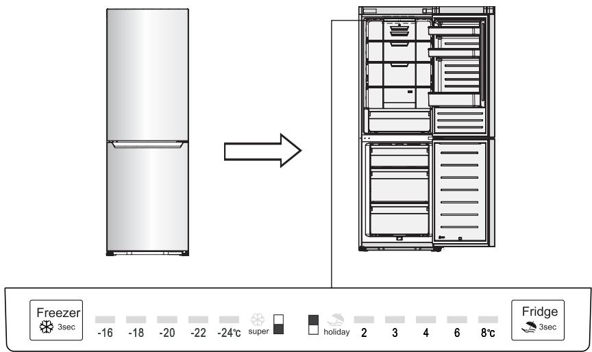 HISENSE HSN519WIF - Bedienfeld - 1