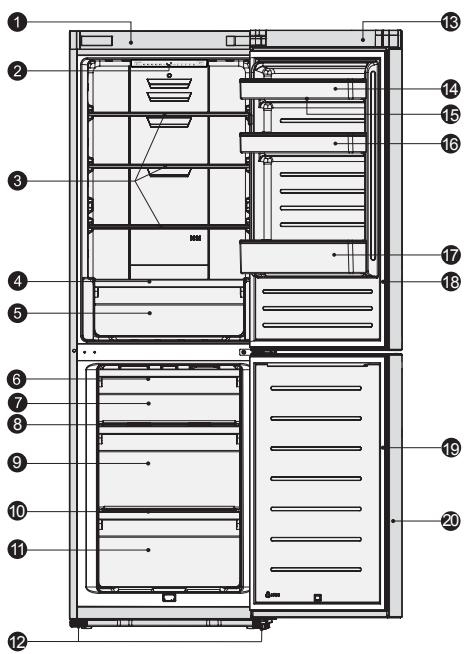 HISENSE HSN519WIF - Illustrazione 1 dell'apparecchio - 1