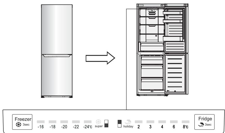 HISENSE HSN519WIF - Panel de control - 1