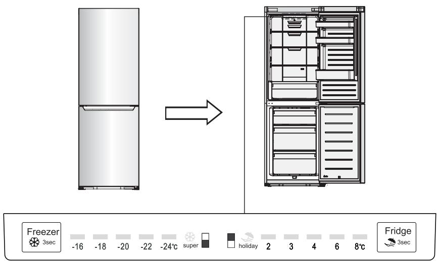HISENSE HSN519WIF - Control panel - 1