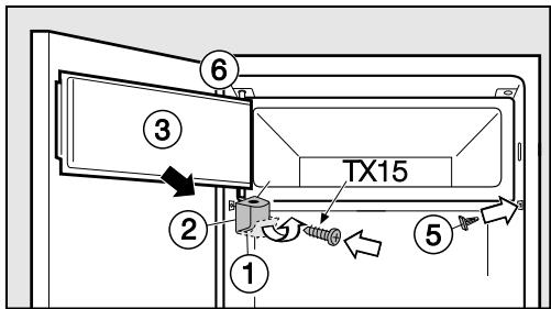 MIELE K 34242 IF  -  K 34242 iF - Montage de la porte - 6