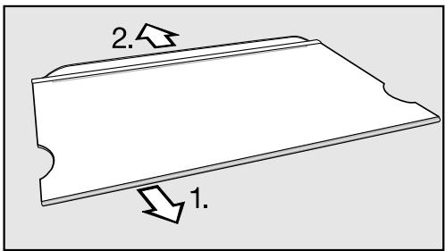 MIELE K 34242 IF  -  K 34242 iF - Démonter la tablette - 1