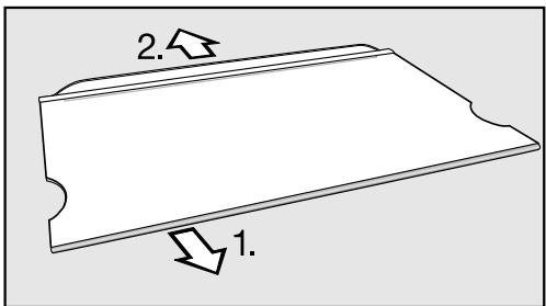 MIELE K 33442 IF - Démonter la tablette - 1