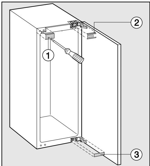 MIELE K 33442 IF - Inversion du sens d'ouverture de porte - 3