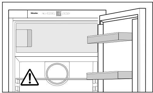 MIELE K 35282 IDF - K 34282 iDF: le rayon en verre supérieur est moins profond! - 1