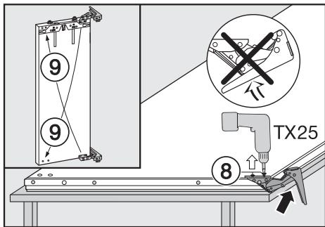 MIELE K 35282 IDF - Montage de la porte - 1