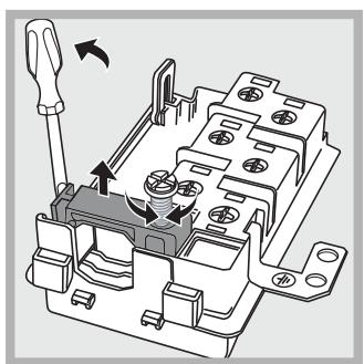 HOTPOINT UT 89 EP. 20 HA - Fitting the power supply cable - 2