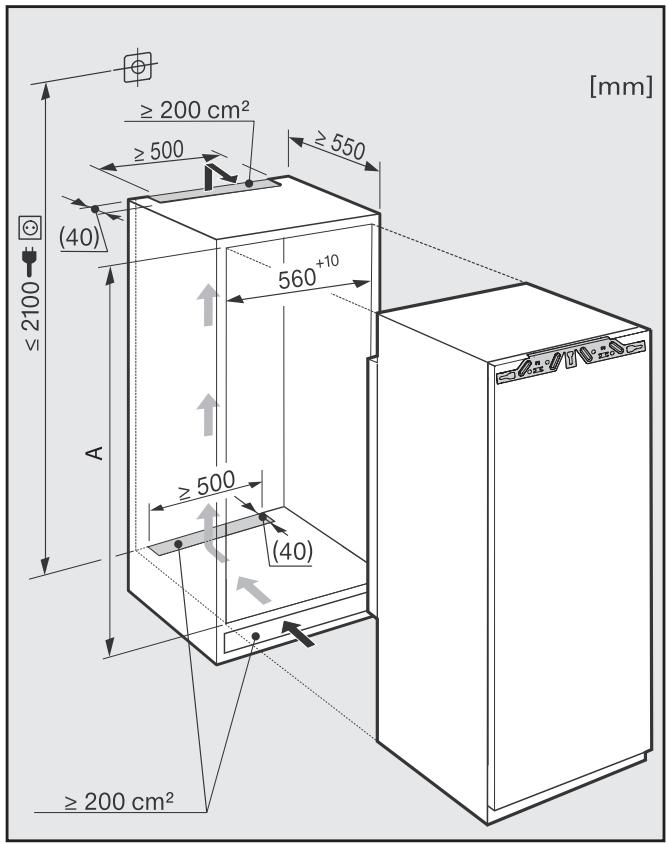 MIELE K 35272 ID - Stainless steel front panel - 1