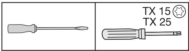 MIELE K 35272 ID - To change the door hinging you will need the following tools: - 1