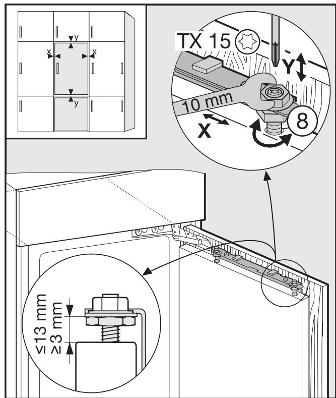 MIELE K 35272 ID - Fitting a furniture door - 7