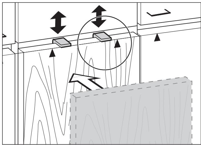 MIELE K 35272 ID - Fitting a furniture door - 2