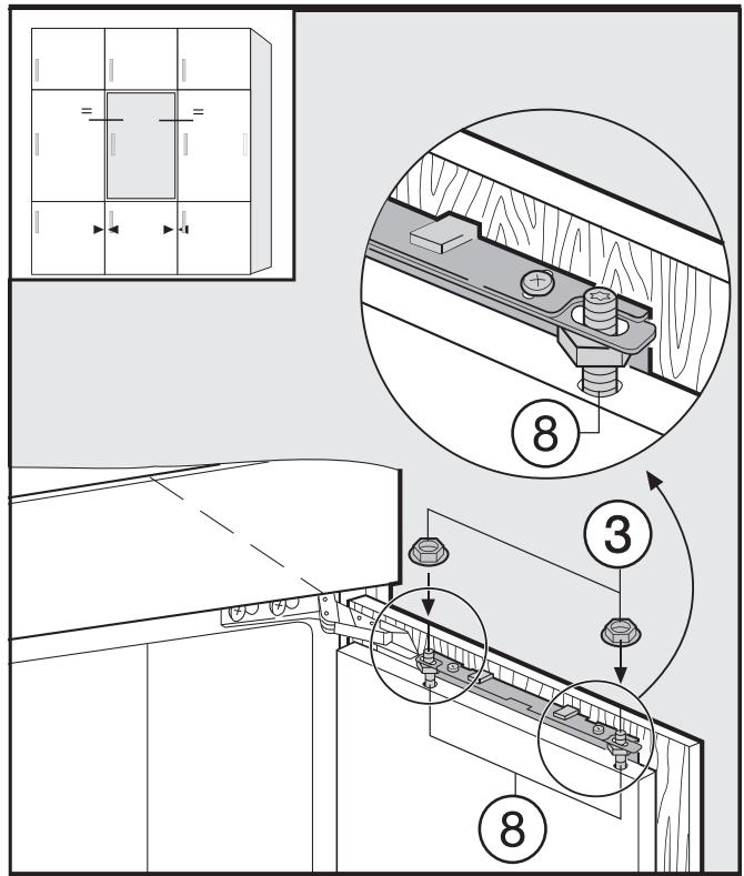 MIELE K 35272 ID - Fitting a furniture door - 6