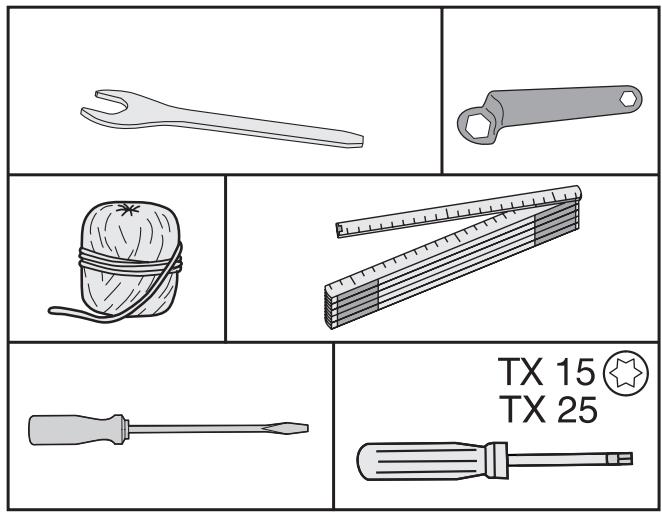 MIELE K 35272 ID - To change the door hinging you will need the following tools: - 10