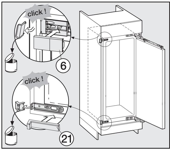 MIELE K 35272 ID - Securing the appliance in the niche - 3