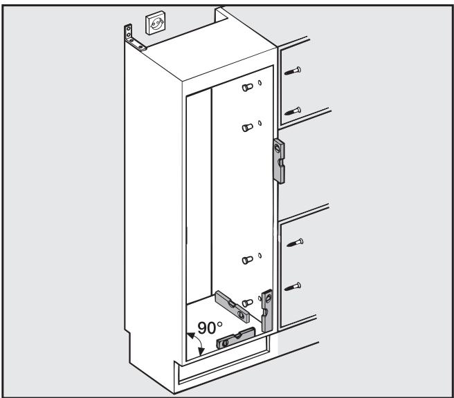 MIELE K 35272 ID - To change the door hinging you will need the following tools: - 9