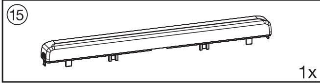 MIELE K 35272 ID - - required for fitting the furniture door: - 2