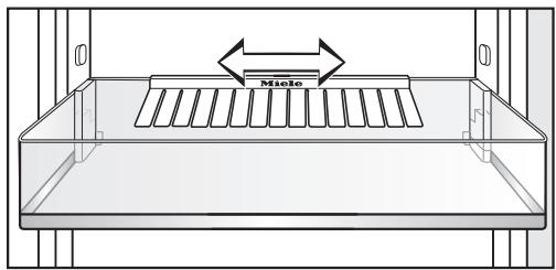 MIELE K 34443 IF - Déplacer le porte-bouteilles - 1