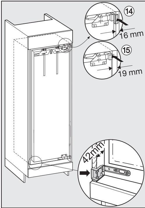 MIELE K 37472 ID - Installing the appliance - 1