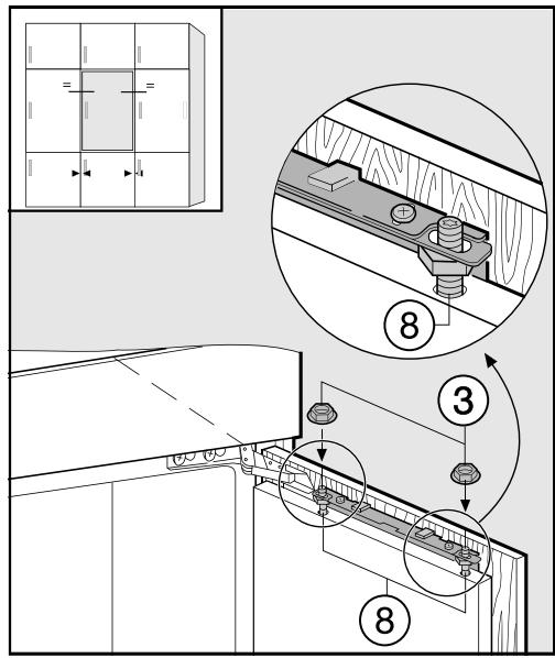 MIELE K 37472 ID - Fitting a furniture door - 6
