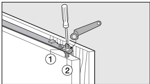 MIELE K 31222 UI  -  K 31222 Ui - Montage de la porte du meuble - 7