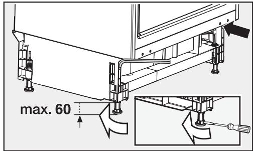 MIELE K 31222 UI  -  K 31222 Ui - Ajuster l'appareil frigorifique - 1