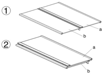 HAIER C2FE636CBJ - Use of the foldaway shelf - 1