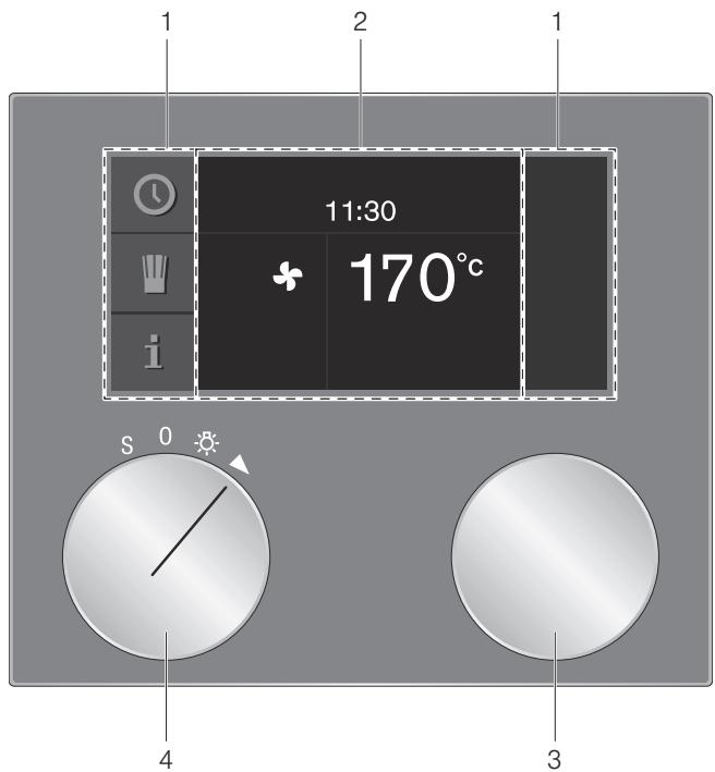 GAGGENAU BOP 211 111 - Display and operating controls - 1