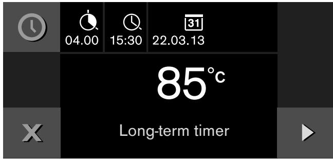 GAGGENAU BOP 211 111 - Setting the long-term timer - 1