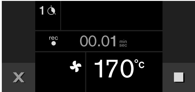 GAGGENAU BOP 211 111 - Recording a recipe - 1