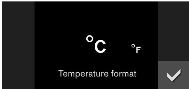 GAGGENAU BOP 211 111 - Setting the temperature format - 1