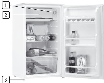 TRISTAR KB-7390 - ONDERDELEN BESCHRIJVING - 1